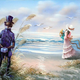 Illustration for article titled Please enjoy these all-new, robot-enhanced thrift store paintings